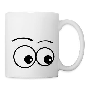 yeux - Mug blanc - blanc - Droite