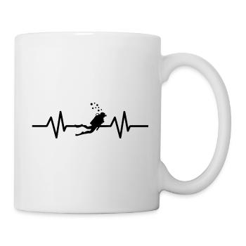 Diving Dive tauchen - Tasse - Weiß - Rechts