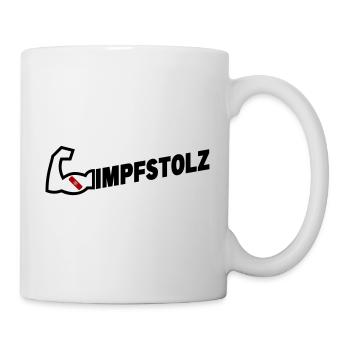 Impfstolz - Tasse - Weiß - Rechts