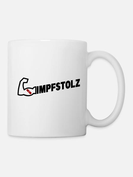 Impfstolz - Tasse - Weiß