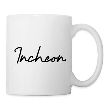 Incheon Stadt Korea - Tasse - Weiß - Rechts