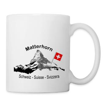 Matterhorn Schweiz Suisse Svizzera - Tasse - Weiß - Rechts