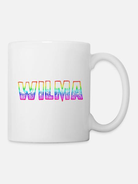 wilma rs regenbogen - Tasse - Weiß