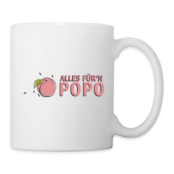 Alles Für'n Popo - Tasse - Weiß - Rechts