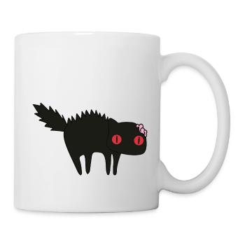 Zombie Chat - Mug blanc - blanc - Droite