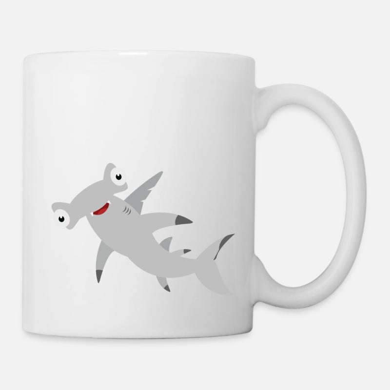 Hammerhai - Tasse - Weiß