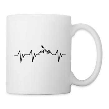 Snowboard Snowboarder - Tasse - Weiß - Rechts