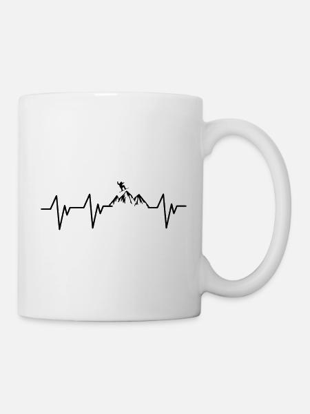 Snowboard Snowboarder - Tasse - Weiß