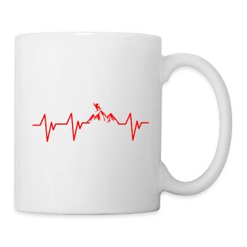 Snowboard Snowboarder - Tasse - Weiß - Rechts