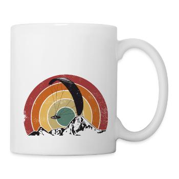 Parapente Rétro vintage Hile et Fly Groundhandl - Mug blanc - blanc - Droite