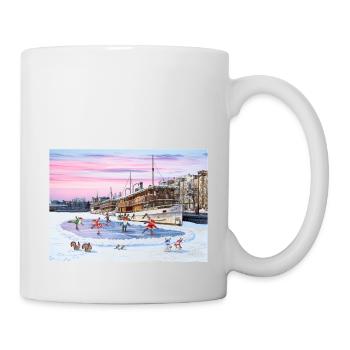 The Passenger Harbour of Savonlinna, Finland - Mug - white - Right