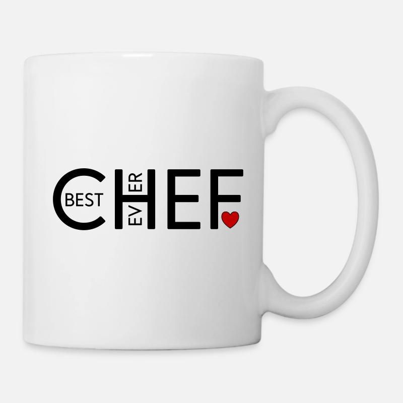 Best Chef ever - Tasse - Weiß