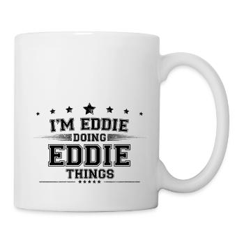i’m Eddie doing Eddie things - Mug - white - Right