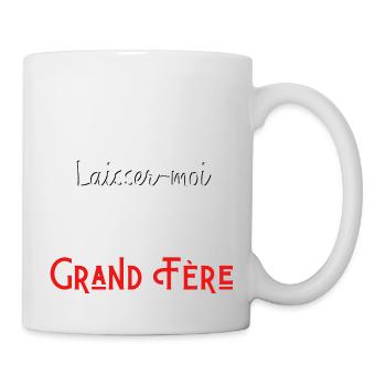 laisse-moi passer je suis grand frère - Mug blanc - blanc - Droite