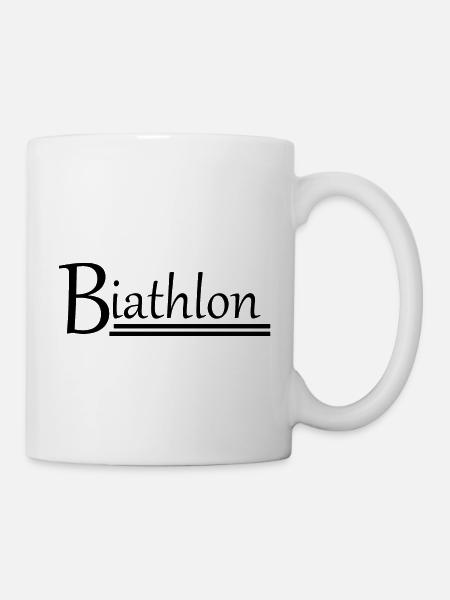 Biathlon - Tasse - Weiß