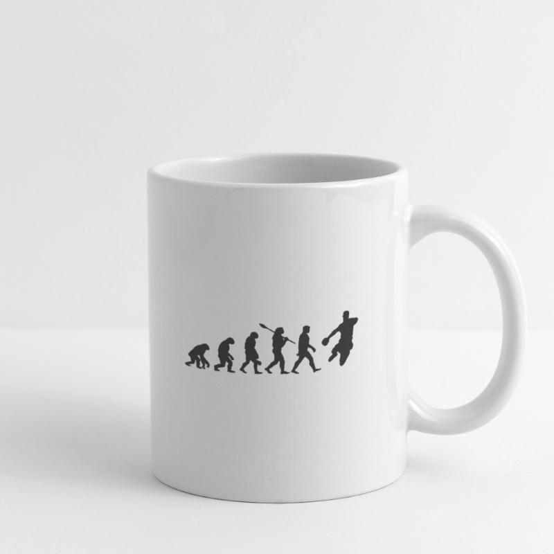 Handball Evolution Gift Handball Player Mug