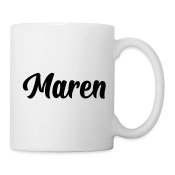Maren - Tasse - Weiß - Rechts