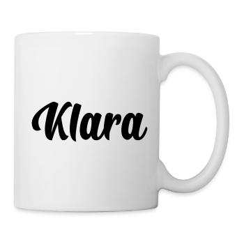 Klara - Tasse - Weiß - Rechts