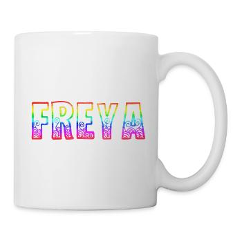 freya rs arc-en-ciel - Mug blanc - blanc - Droite