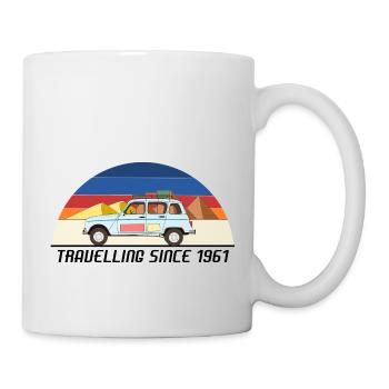 4L travel - Mug blanc - blanc - Droite