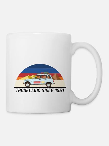 4L travel - Mug blanc - blanc