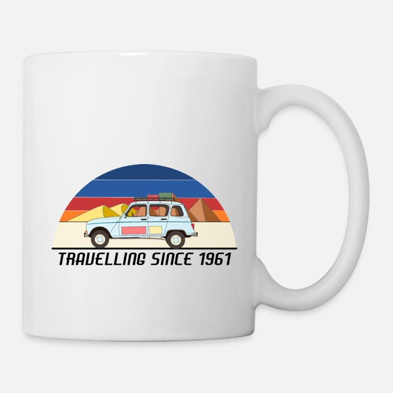 4L travel - Mug blanc - blanc