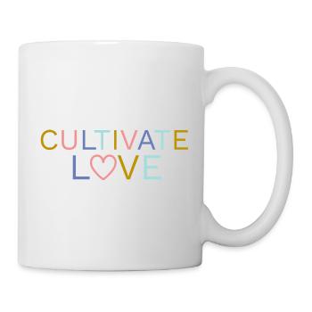 Cultivate Love Quote | Inspirational Words - Mug - white - Right