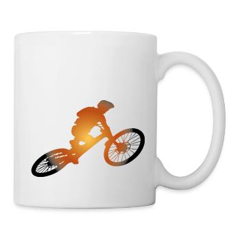 Descente VTT VTT Montagne - Mug blanc - blanc - Droite