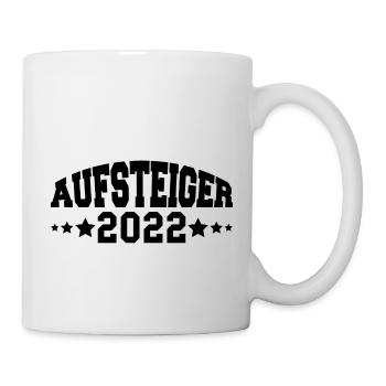 Aufsteiger 2022 Aufstieg Fußball Handball - Tasse - Weiß - Rechts
