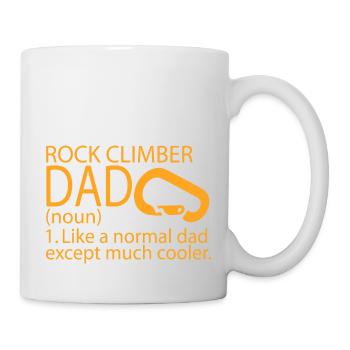 Bouldern Klettern Climbing - Tasse - Weiß - Rechts