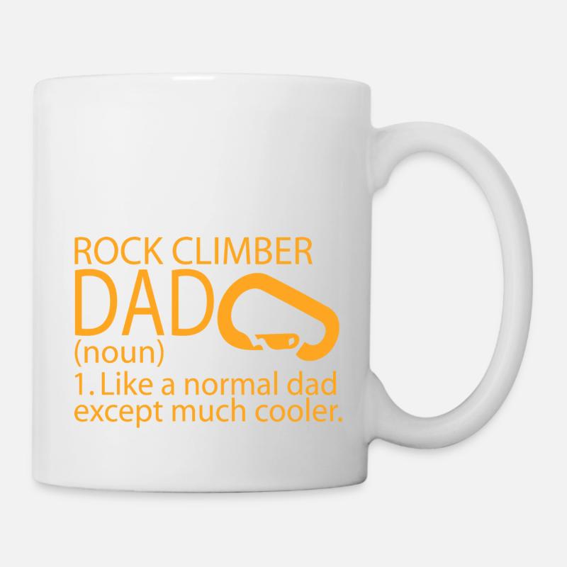 Bouldering Climbing Climbing - Mug - white
