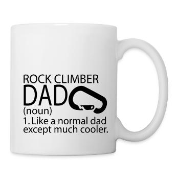 Bouldern Klettern Climbing - Tasse - Weiß - Rechts
