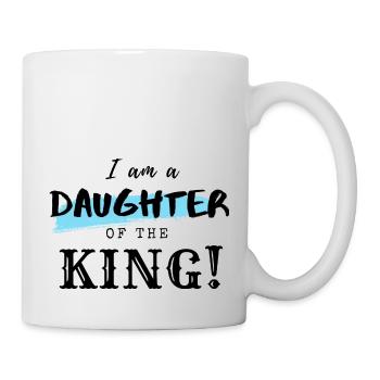 Ich bin eine Tochter des Königs - Christian Clothing - Tasse - Weiß - Rechts