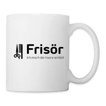 Frisör - Tasse - Weiß - Rechts