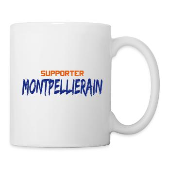 Supporter Montpellierain - Fan sport Montpellier - Mug blanc - blanc - Droite