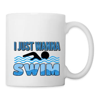 schwimmen tauchen schwimmbecken brustschwimmen - Tasse - Weiß - Rechts