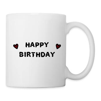JAHRESTAG. ALLES GUTE ZUM GEBURTSTAG!. ALLES GUTE ZUM GEBURTSTAG!. - Tasse - Weiß - Rechts