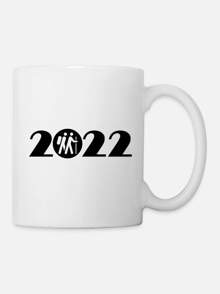 Wandern 2022 - Tasse - Weiß