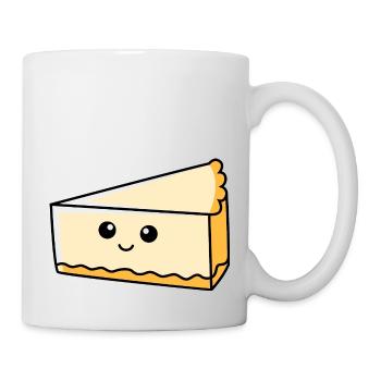 Bande dessinée Cheesecake - Mug blanc - blanc - Droite