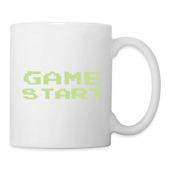 Game Start - Tasse - Weiß - Rechts