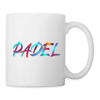 Padel Calls Me - Geschenk für Padelliebhaber - Tasse - Weiß - Rechts