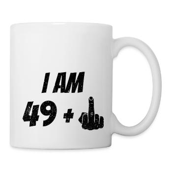 50. Geburtstag 50 Jahre Geburtstagsgeschenk lustig - Tasse - Weiß - Rechts