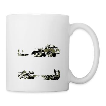 AVM Dragon Wagon M25 TANK TRANSPORTER US ZWEITER WELTKRIEG - Tasse - Weiß - Rechts