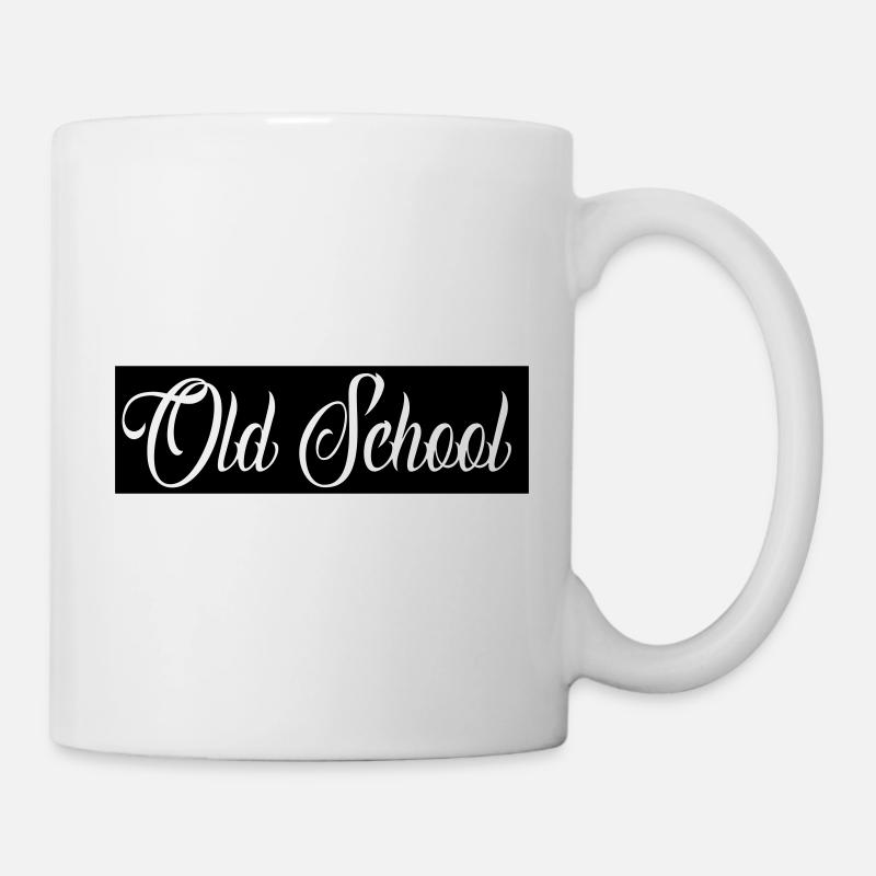 Old School - Mug - white