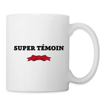 Super Témoin - Mug blanc - blanc - Droite