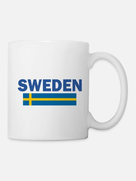 Schweden - Tasse - Weiß