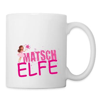 Muddy run shirt mud Matsch Lauf Elfe Team Frau - Tasse - Weiß - Rechts