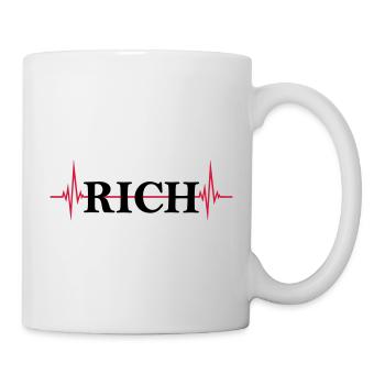 Logo Puls Riche - Mug blanc - blanc - Droite