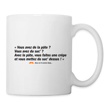 Vous avez de la pâte ? (b) - Mug blanc - blanc - Droite