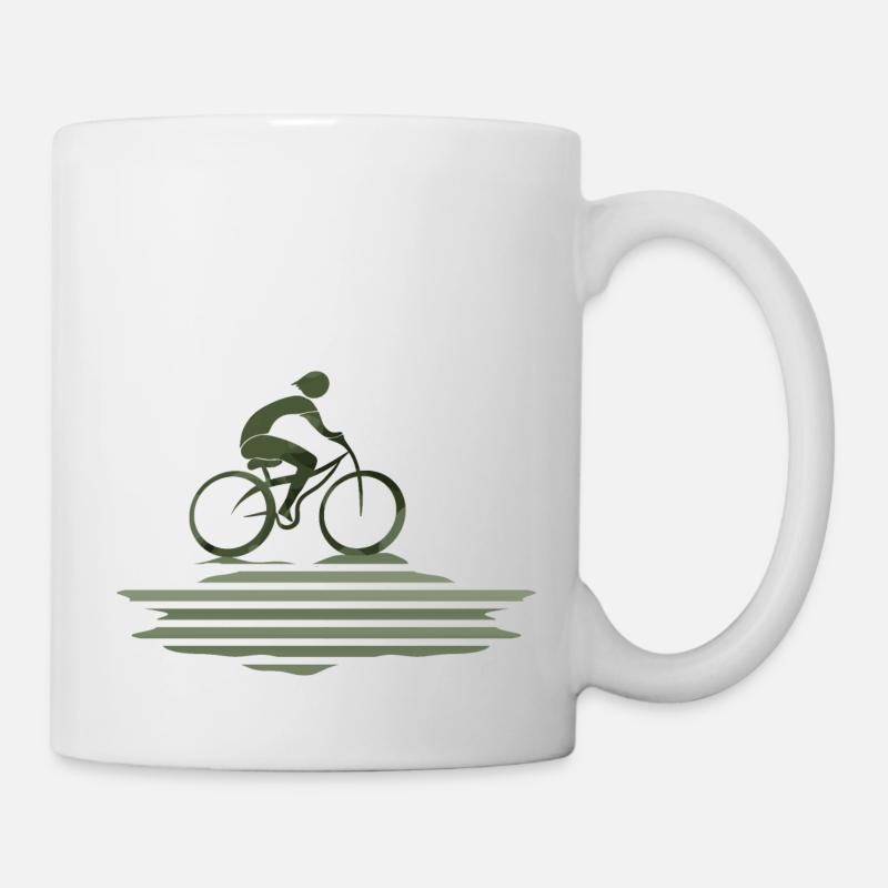 Radfahrer - Tasse - Weiß